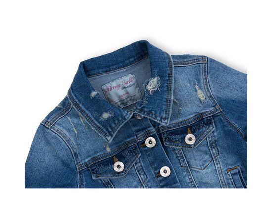 Куртка Breeze джинсовая укороченная (OZ-18801-116G-blue), изображение 3 Куртка Breeze джинсовая укороченная (OZ-18801-116G-blue), изображение 3