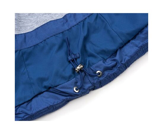 Куртка Snowimage удлиненная с капюшоном и цветочками (SICY-G107-116G-blue), изображение 8 Куртка Snowimage удлиненная с капюшоном и цветочками (SICY-G107-116G-blue), изображение 8