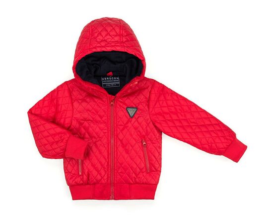 Куртка Verscon стеганая с капюшоном (3439-116B-red)