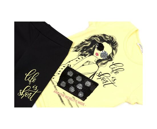 Набор детской одежды Breeze с девочкой (12087-128G-yellow), изображение 3 Набор детской одежды Breeze с девочкой (12087-128G-yellow), изображение 3