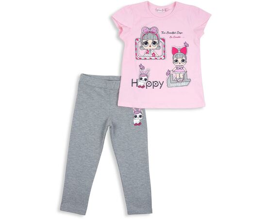 Набір дитячого одягу Breeze з лялькою (11858-104G-pink)