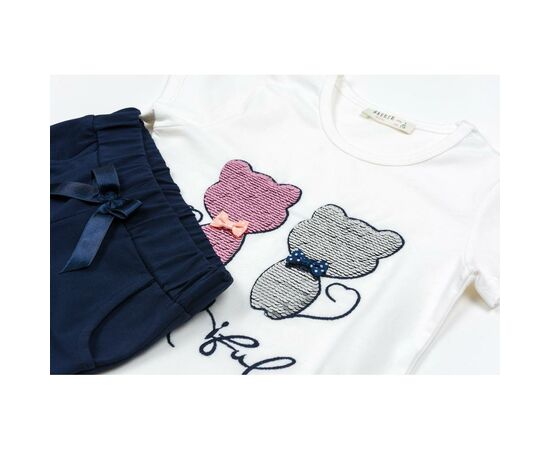 Набор детской одежды Breeze с котятами (10843-128G-beige), изображение 3 Набор детской одежды Breeze с котятами (10843-128G-beige), изображение 3