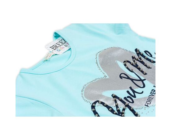 Набор детской одежды Breeze с сердцем (12143-128G-blue), изображение 3 Набор детской одежды Breeze с сердцем (12143-128G-blue), изображение 3