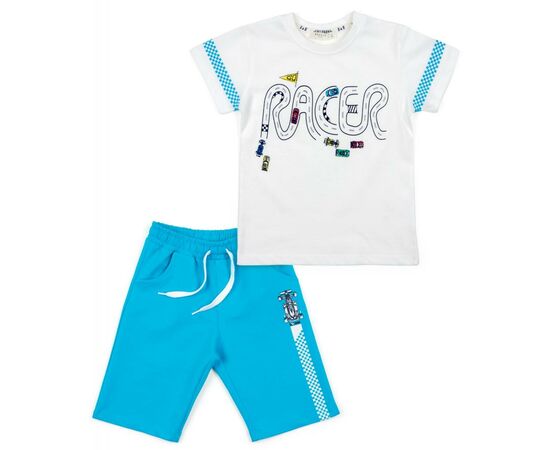 Набор детской одежды Breeze с машинками (12103-110B-blue)