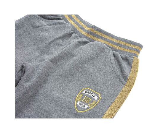 Набор детской одежды Breeze с золотыми лампасами (12986-128G-gray), изображение 8 Набор детской одежды Breeze с золотыми лампасами (12986-128G-gray), изображение 8