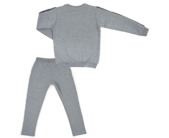 Набор детской одежды Breeze с серебряными лампасами (12973-128G-gray), изображение 4 Набор детской одежды Breeze с серебряными лампасами (12973-128G-gray), изображение 4