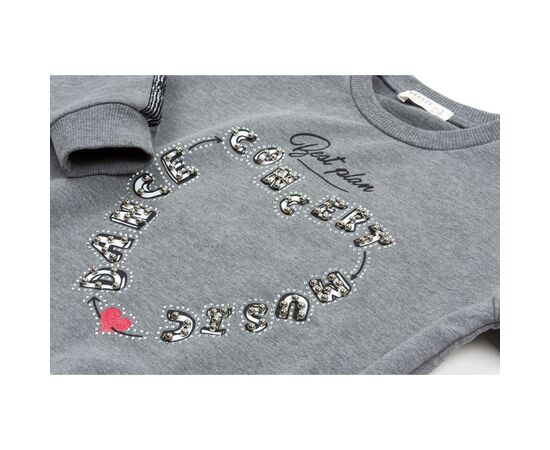 Набор детской одежды Breeze с серебряными лампасами (12973-128G-gray), изображение 7 Набор детской одежды Breeze с серебряными лампасами (12973-128G-gray), изображение 7