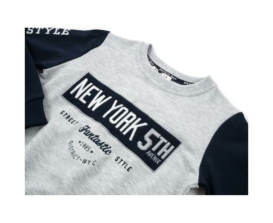 Набор детской одежды "NEW YORK" A-Yugi (13678-140B-gray), изображение 7 Набор детской одежды "NEW YORK" A-Yugi (13678-140B-gray), изображение 7