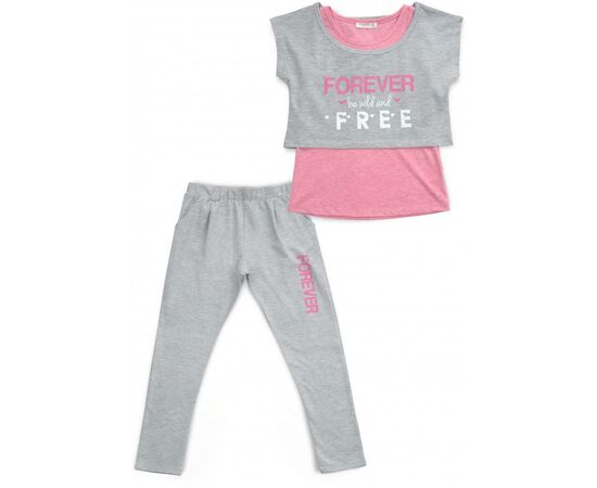 Набір дитячого одягу Breeze "FOREVER" (14586-134G-pink)