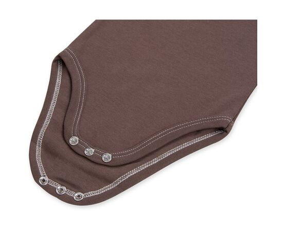 Боди Luvable Friends коричневый из бамбука с коровкой (68312.BR.3-6), изображение 4