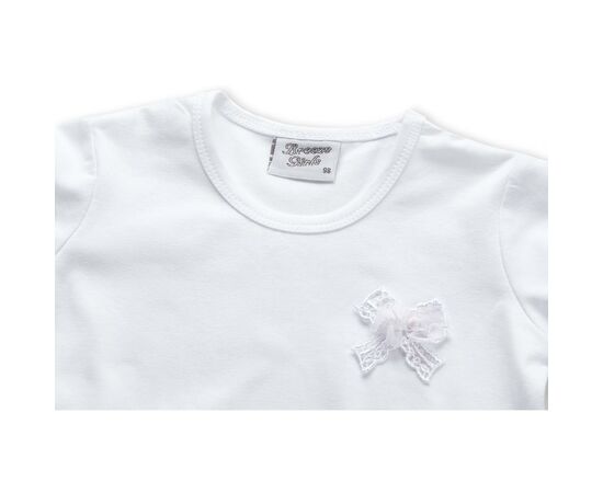 Платье Breeze с юбкой в полосочку (8753-104G-white), изображение 3 Платье Breeze с юбкой в полосочку (8753-104G-white), изображение 3