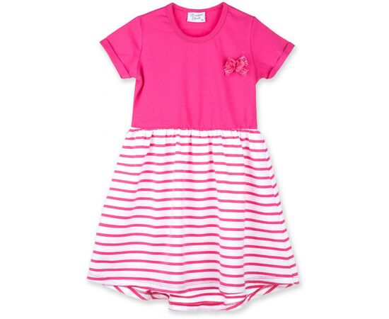Плаття Breeze зі спідницею в смужку (8753-92G-fuchsia)