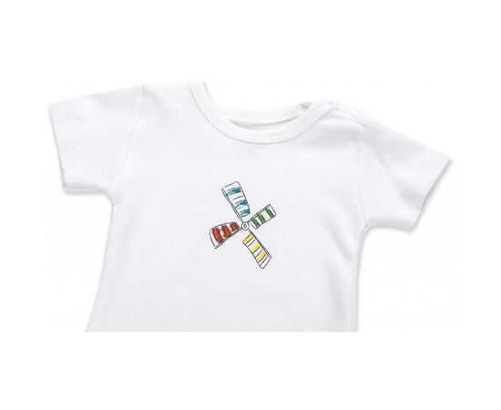 Боди Bibaby с мельничкой (56326-74B-white), изображение 4 Боди Bibaby с мельничкой (56326-74B-white), изображение 4