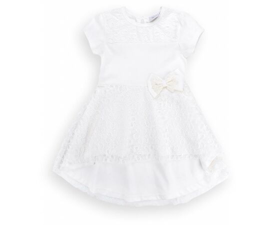 Платье Breeze с гипюровой фигурной юбкой (8302-98G-beige)