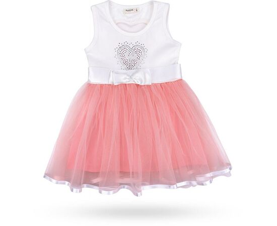 Платье Breeze сарафан с фатиновой юбкой и сердцем (10862-98G-peach)