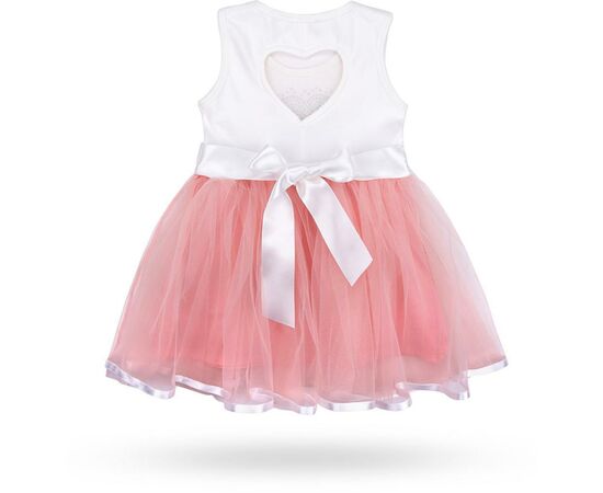 Платье Breeze сарафан с фатиновой юбкой и сердцем (10862-104G-peach), изображение 2 Платье Breeze сарафан с фатиновой юбкой и сердцем (10862-104G-peach), изображение 2