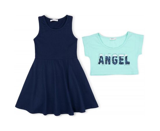 Платье Breeze с топом "ANGEL" (10254-134G-green)