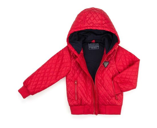 Куртка Verscon стеганая с капюшоном (3439-122B-red), изображение 2 Куртка Verscon стеганая с капюшоном (3439-122B-red), изображение 2