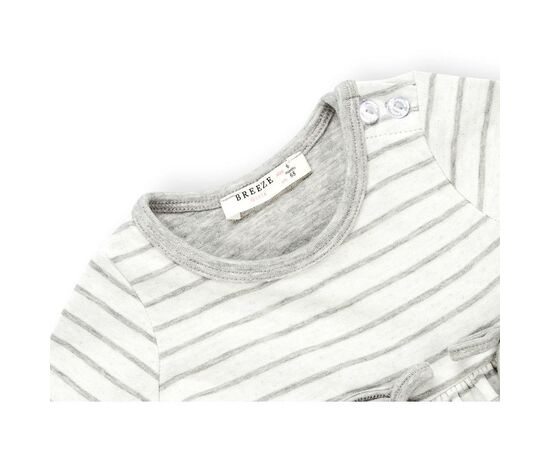 Платье Breeze в полосочку с бантиком (11630-86G-gray), изображение 3 Платье Breeze в полосочку с бантиком (11630-86G-gray), изображение 3