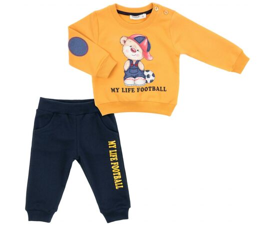 Набір дитячого одягу Breeze "MY LIFE FOOTBAL" (13282-80B-yellow)