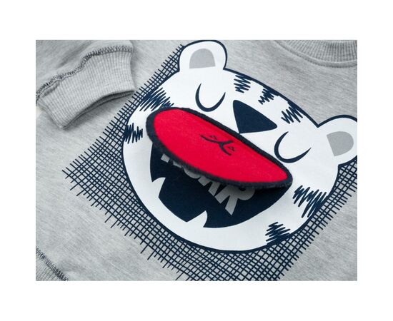 Набір дитячого одягу Breeze з тигриком (13251-80B-gray), зображення 7 Набір дитячого одягу Breeze з тигриком (13251-80B-gray), зображення 7