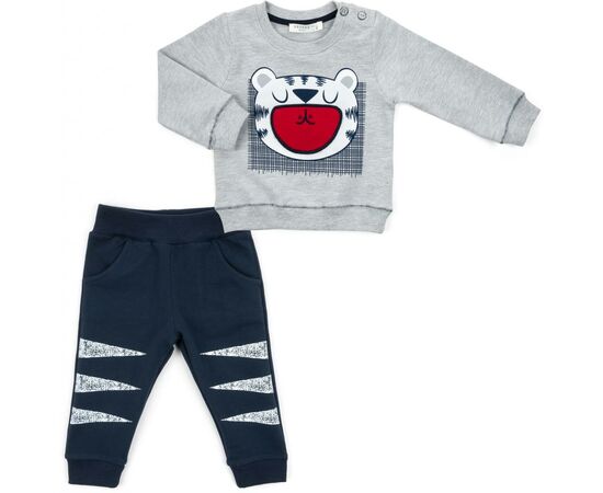 Набор детской одежды Breeze с тигриком (13251-80B-gray)