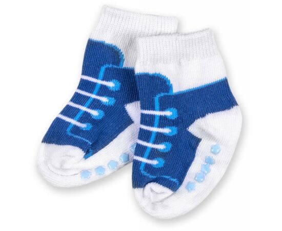 Носки Luvable Friends 3 пары нескользящие, для мальчиков (23117.12-24 M), изображение 2