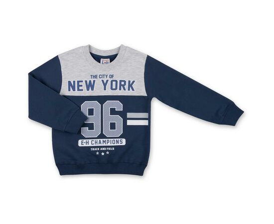 Спортивный костюм Breeze серый меланж индиго "New York" (7938-98B-gray-blue), изображение 2