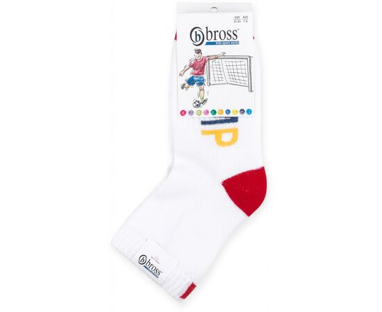 Носки Bross "Jump" с красными вставками (11614-5-7B-red), изображение 2 Носки Bross "Jump" с красными вставками (11614-5-7B-red), изображение 2