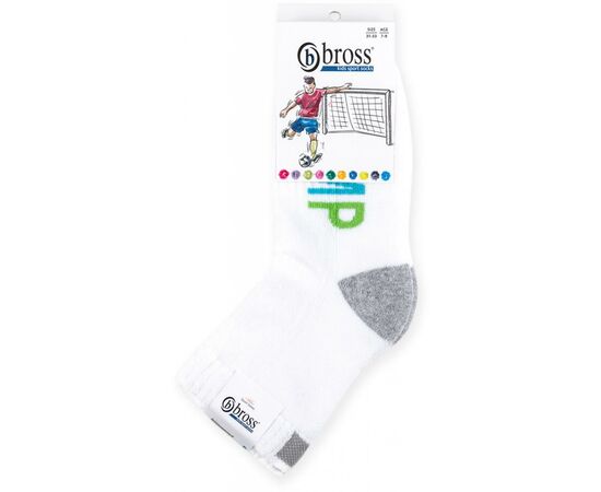 Носки Bross "Jump" с серыми вставками (11614-7-9B-gray), изображение 2 Носки Bross "Jump" с серыми вставками (11614-7-9B-gray), изображение 2