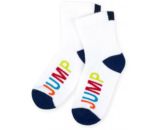 Шкарпетки Bross "Jump" з синіми вставками (11614-7-9B-blue)