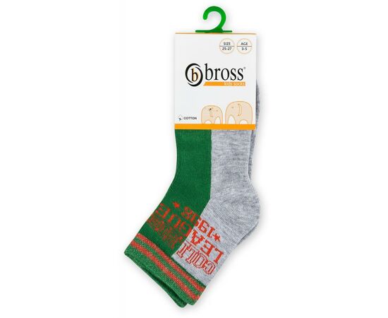 Носки Bross "College league " зеленые (12212-1-3B-green), изображение 2 Носки Bross "College league " зеленые (12212-1-3B-green), изображение 2