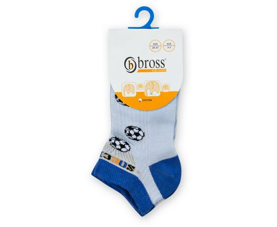 Носки Bross с мячами голубые 3-5 лет (10935-3-5B-blue), изображение 2 Носки Bross с мячами голубые 3-5 лет (10935-3-5B-blue), изображение 2