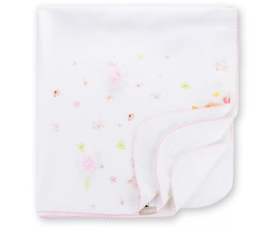 Детское одеяло Bibaby с нежными цветочками (64175-pink), изображение 4 Детское одеяло Bibaby с нежными цветочками (64175-pink), изображение 4