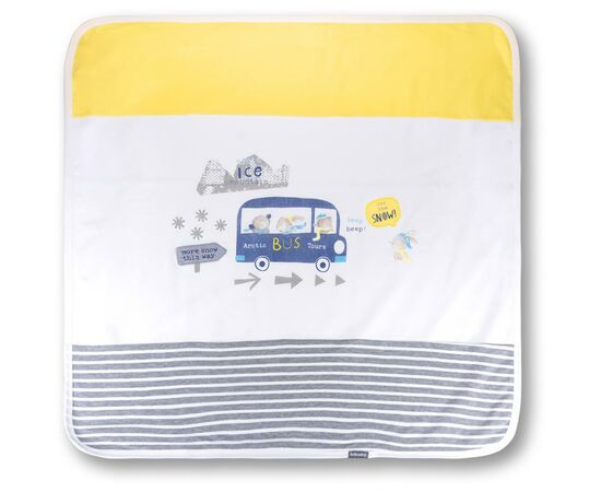 Детское одеяло Bibaby с автобусом (64076-beige), изображение 2 Детское одеяло Bibaby с автобусом (64076-beige), изображение 2