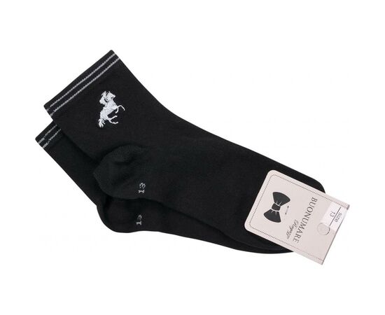 Шкарпетки BNM укорочені з малюнком (M0C0102-0855-11B-black)