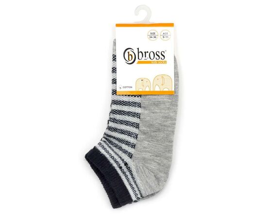 Носки Bross полосатые (14716-7-9B-gray), изображение 3 Носки Bross полосатые (14716-7-9B-gray), изображение 3