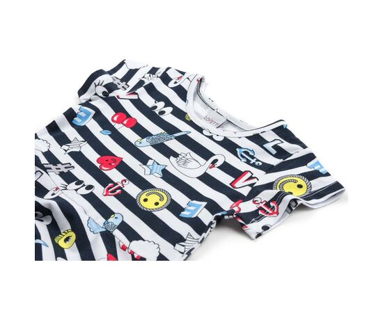 Платье Lovetti с рисуночками (5911-7-110G-white), изображение 3 Платье Lovetti с рисуночками (5911-7-110G-white), изображение 3