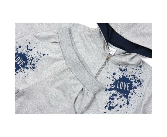 Спортивный костюм Breeze "LOVE" (9722-134G-gray), изображение 3 Спортивный костюм Breeze "LOVE" (9722-134G-gray), изображение 3