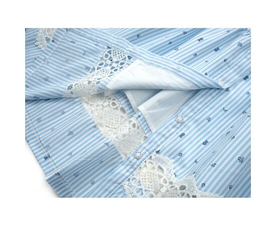 Платье Bushra с кружевом (201001-122G-blue), изображение 4 Платье Bushra с кружевом (201001-122G-blue), изображение 4