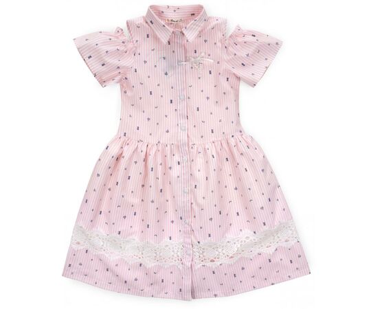 Плаття Bushra з мереживом (201001-140G-peach)