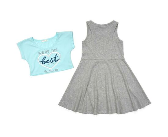 Платье Breeze "BEST" (11809-128G-blue), изображение 2 Платье Breeze "BEST" (11809-128G-blue), изображение 2