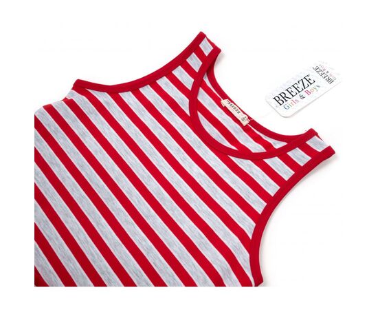 Платье Breeze в полоску с топом (12358-128G-red), изображение 5 Платье Breeze в полоску с топом (12358-128G-red), изображение 5