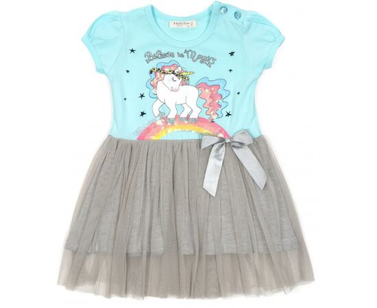 Платье Breeze "BELIEVE IN MAGIC" (14102-86G-blue)