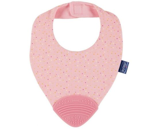 Слинявчик Chicco GIMMY BIB з прорізувачем рожевий (02581.10)