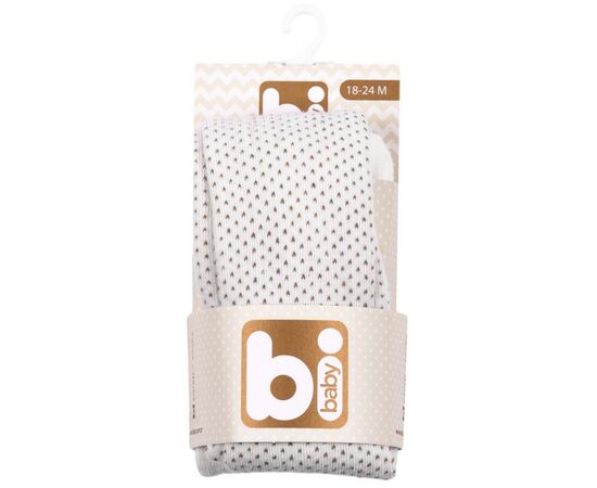 Колготки Bibaby для девочек в точечку белые (68001-92/G-white), изображение 4 Колготки Bibaby для девочек в точечку белые (68001-92/G-white), изображение 4