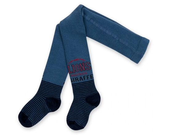 Колготки UCS Socks для мальчиков со львом синие (M0C0301-0828-1-2/B-blue)