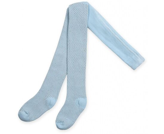 Колготки Bibaby для дівчаток в крапочку блакитні (68001-92/G-blue)