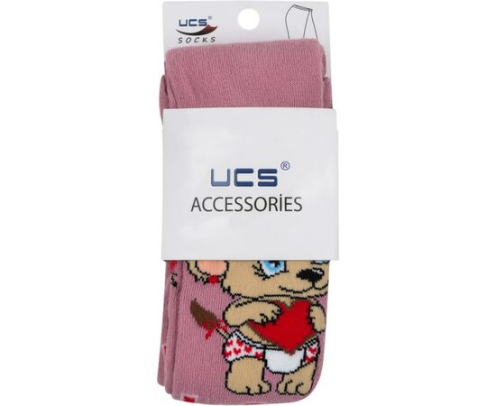 Колготки UCS Socks со львенком (M0C0301-0922-3G-pink), изображение 4 Колготки UCS Socks со львенком (M0C0301-0922-3G-pink), изображение 4