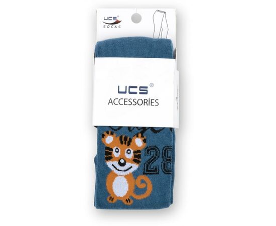 Колготки UCS Socks "Tiger" синие (M0C0301-0857-3B-blue), изображение 5 Колготки UCS Socks "Tiger" синие (M0C0301-0857-3B-blue), изображение 5